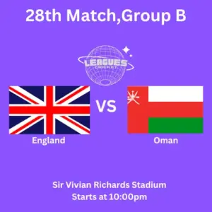 England vs Oman